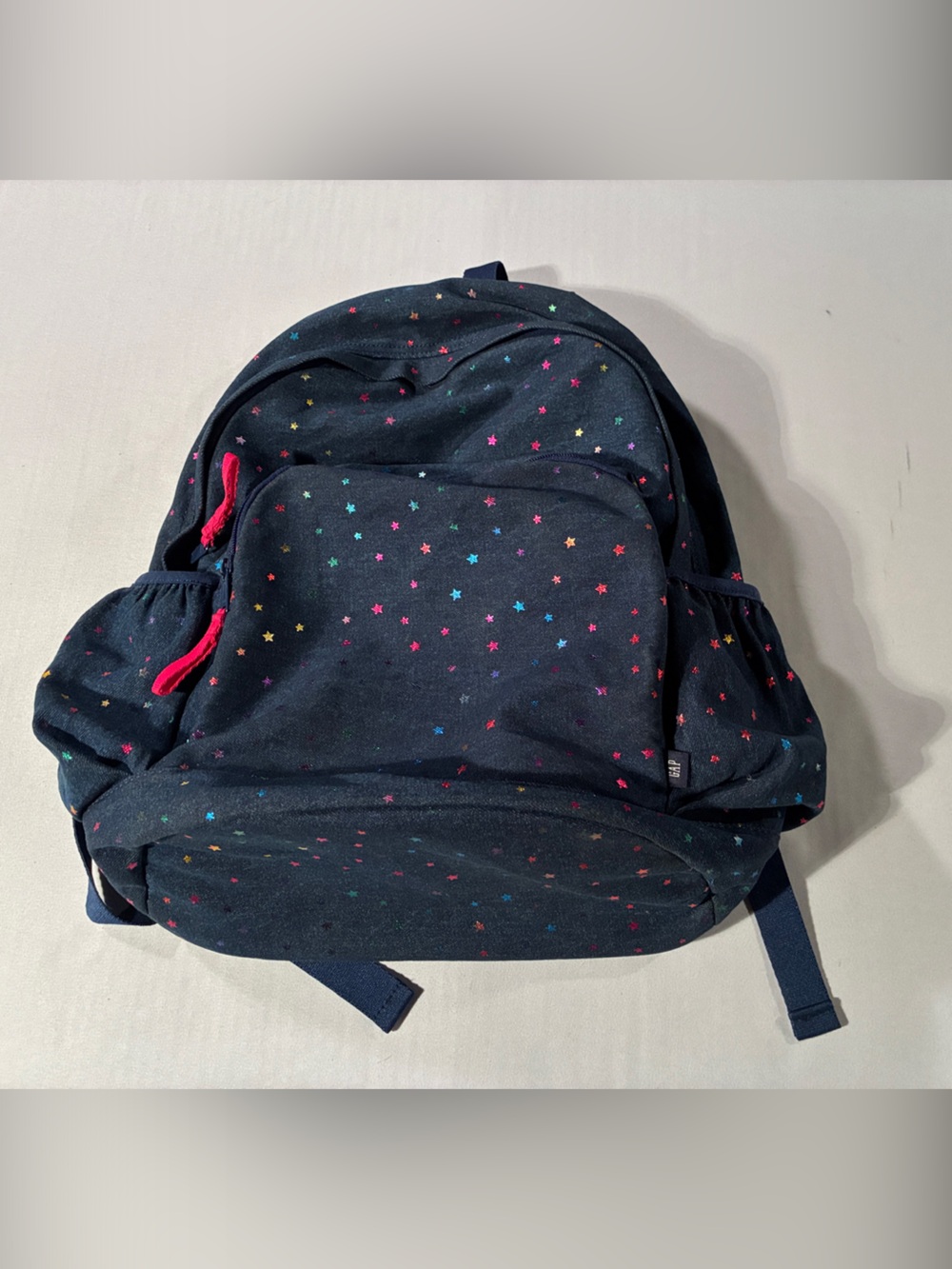 GAP Navy Backpack with Multicolor Star Print